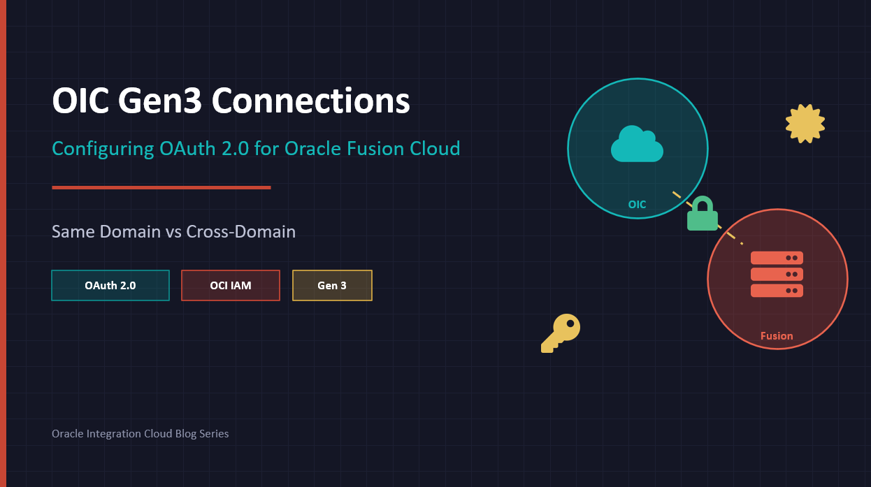 OIC Gen3 Connections - OAuth 2.0 for Same Domain